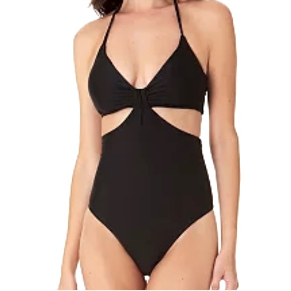 Hurley Swim Hurley Cheeky Halteronepiece Monikini Swimsuit Large